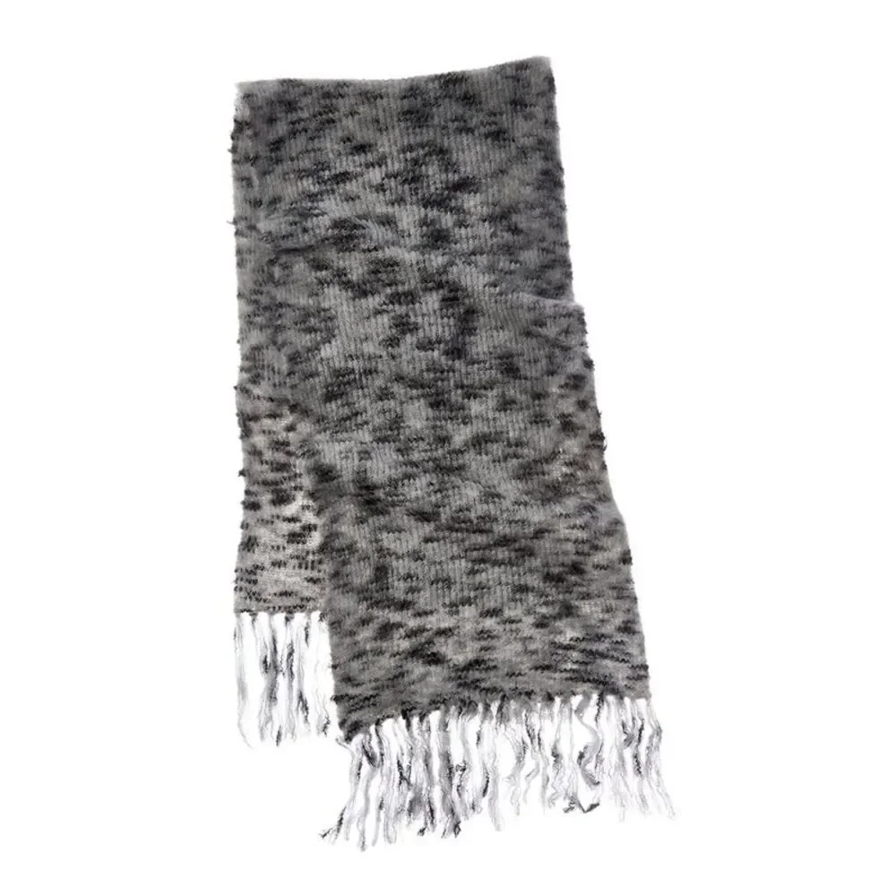 Isabel Marant Loyo Wool.& Mohair-Blend Scarf, White